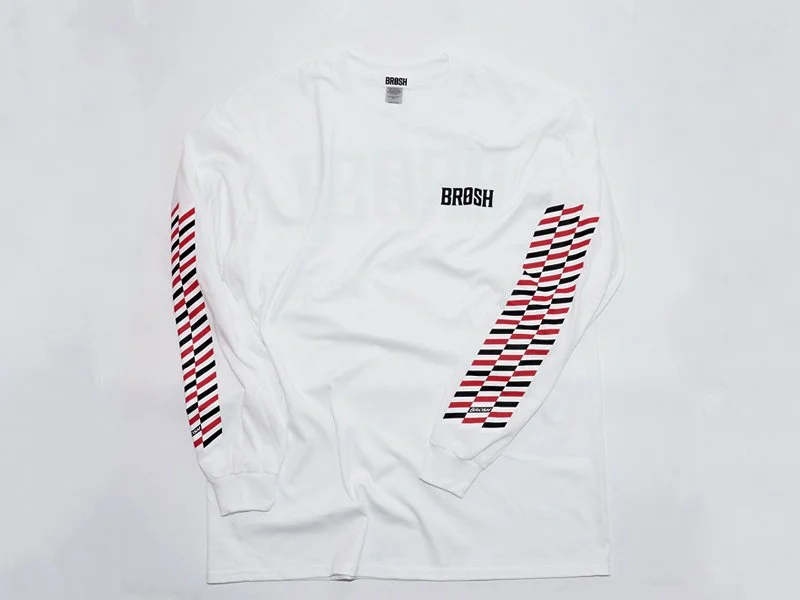 BROSH stripe L/S shirts