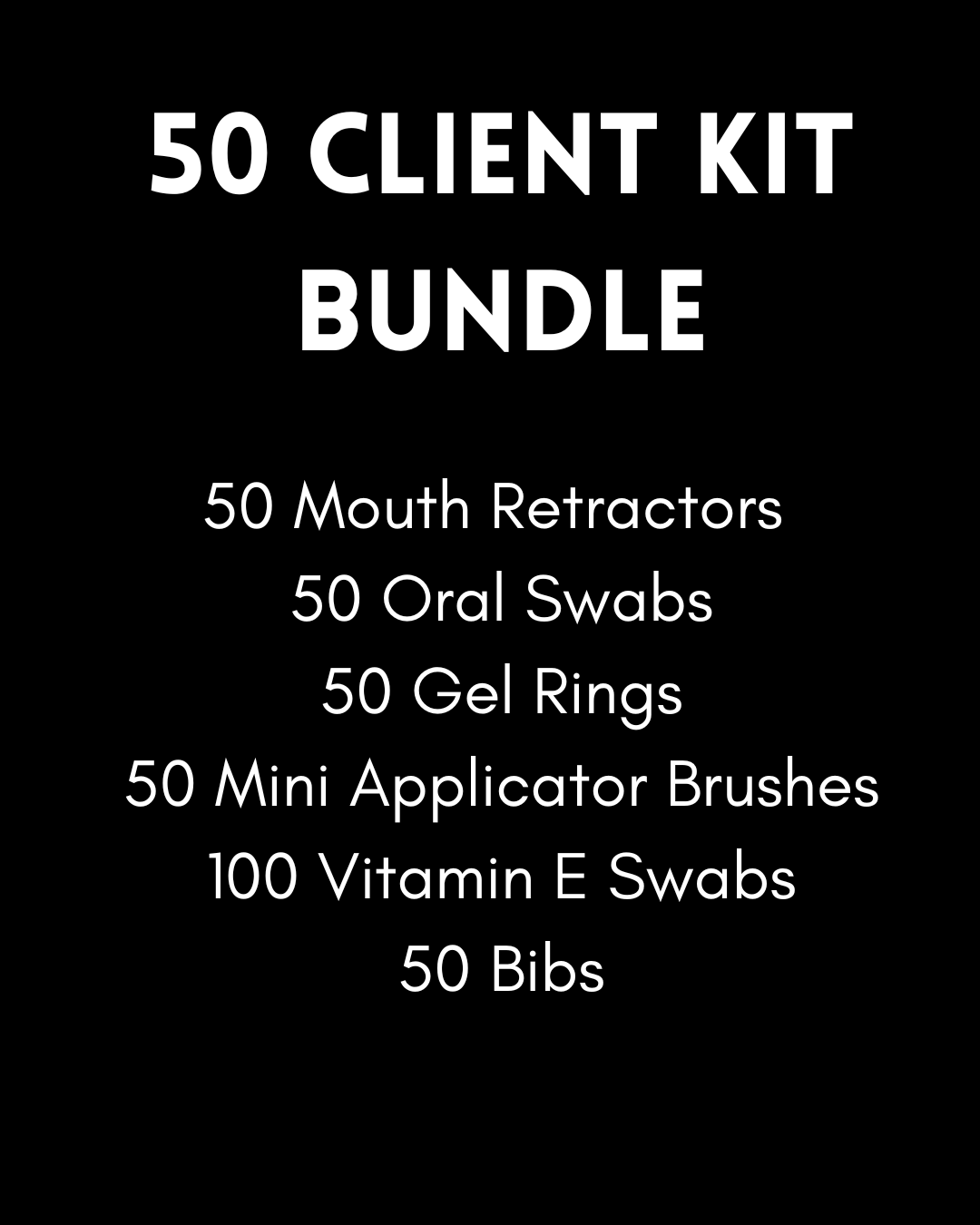 50 client kit - Wholesale Pricing