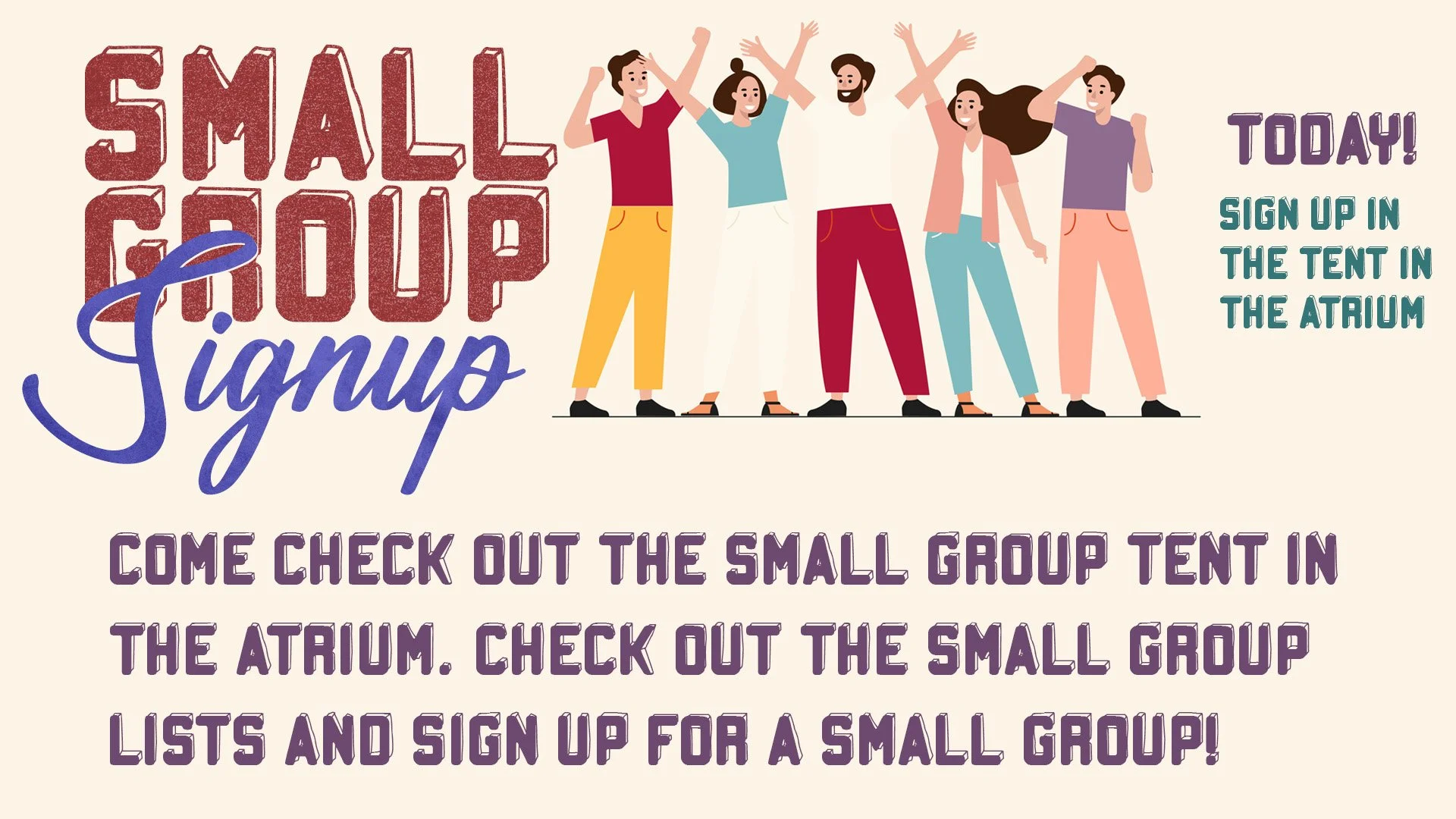 Small Group Signup