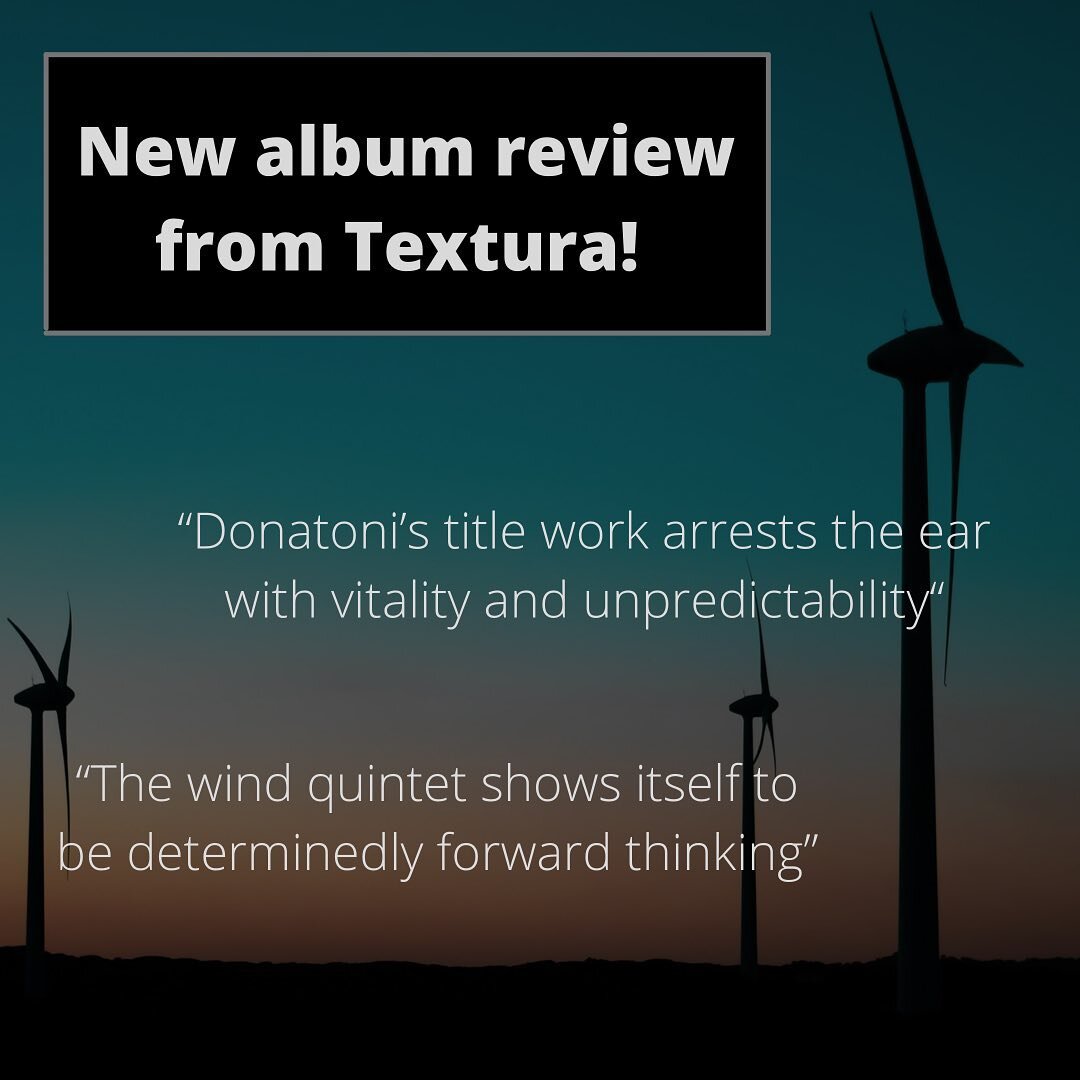 Thank you Textura for the very kind review of &ldquo;Blow!&rdquo; Head over to the link in our bio to read the whole article. 🔗💻💿

#windquintet #review #album #blow #donatoni #contemporaryclassicalmusic #chambermusic #flute #clarinet #bassoon #obo