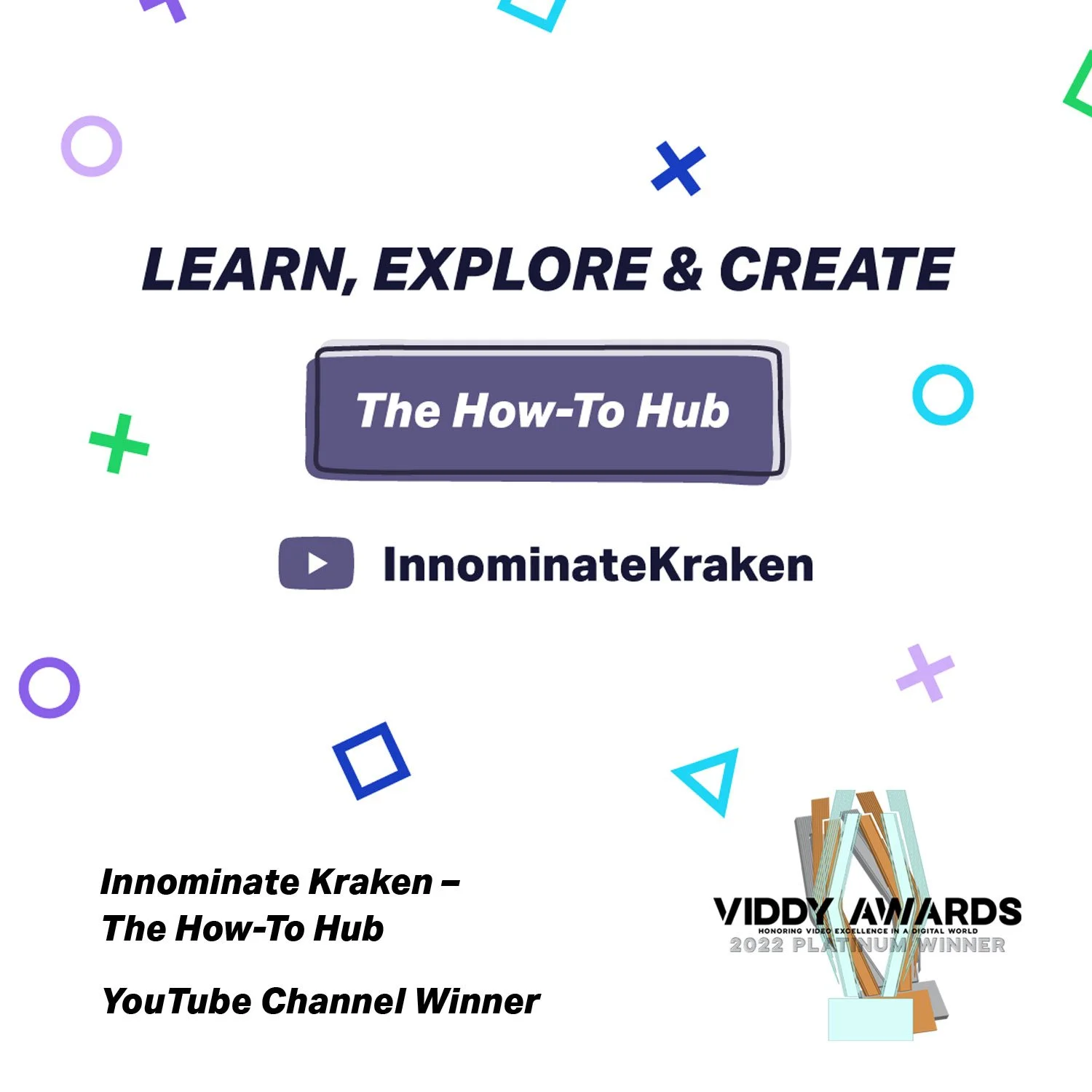 Innominate Kraken Platinum Viddy Award YouTube How-To Hub