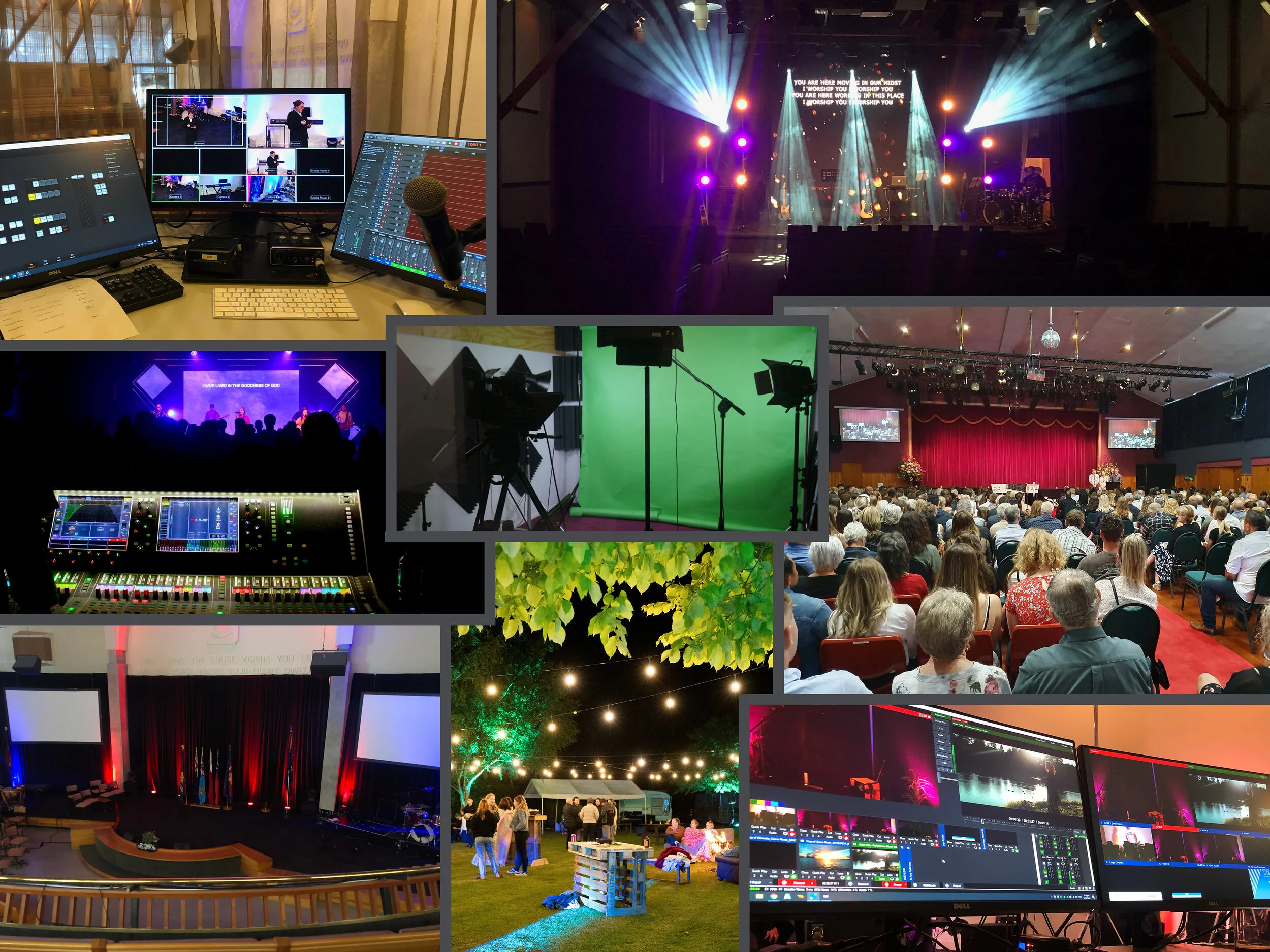 Exhibition Hire NZ with concert festival and live event production services