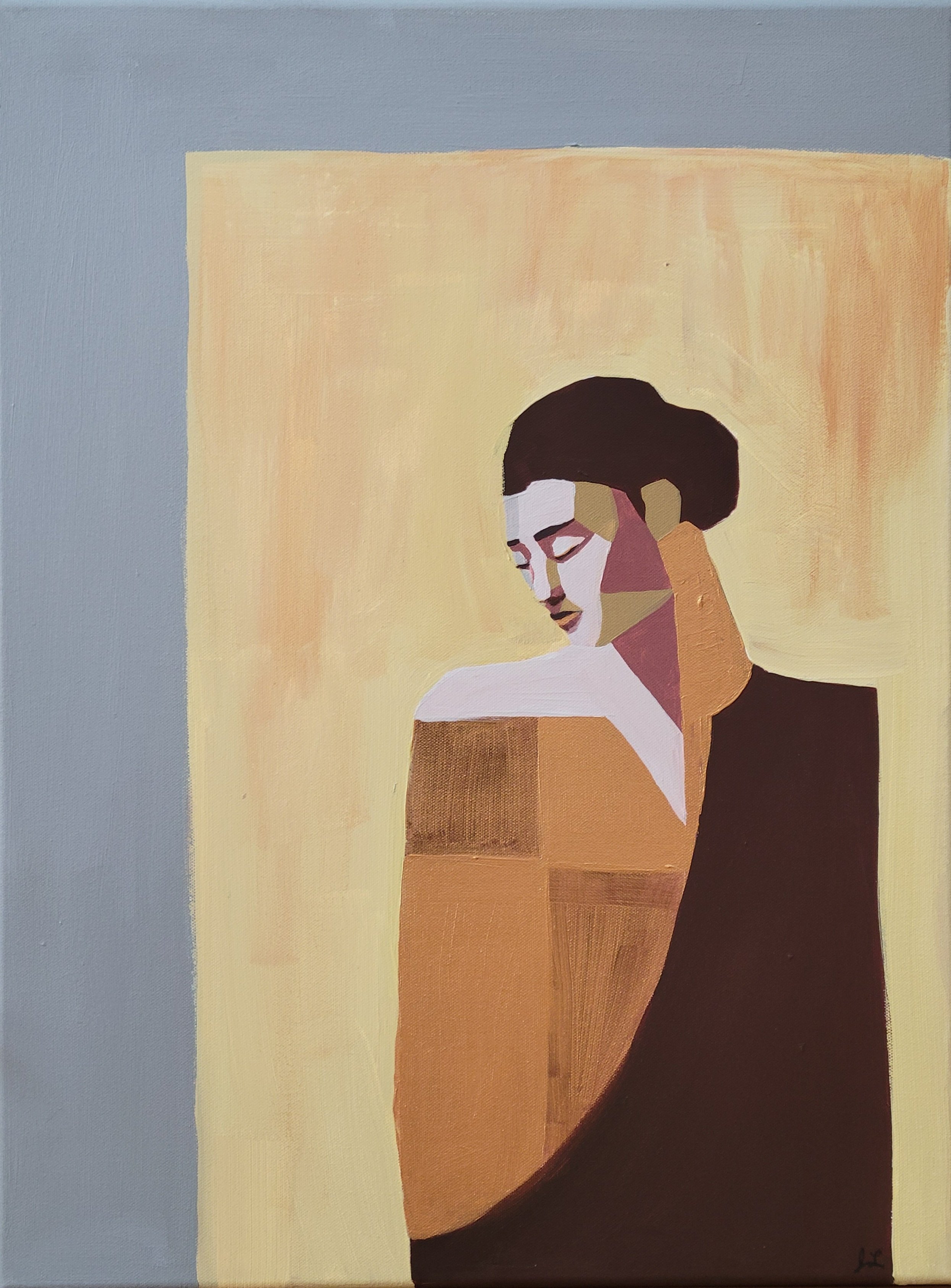 Still Glimmer - 18"w x 24"h