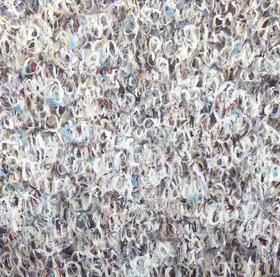  Untitled 003 , 2022 
Acrylic on canvas 
24 x 24 in