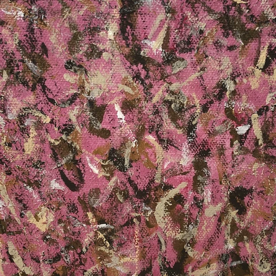  Lille (77) , 2025 
Acrylic on canvas 
6 x 6 x 1.5 in