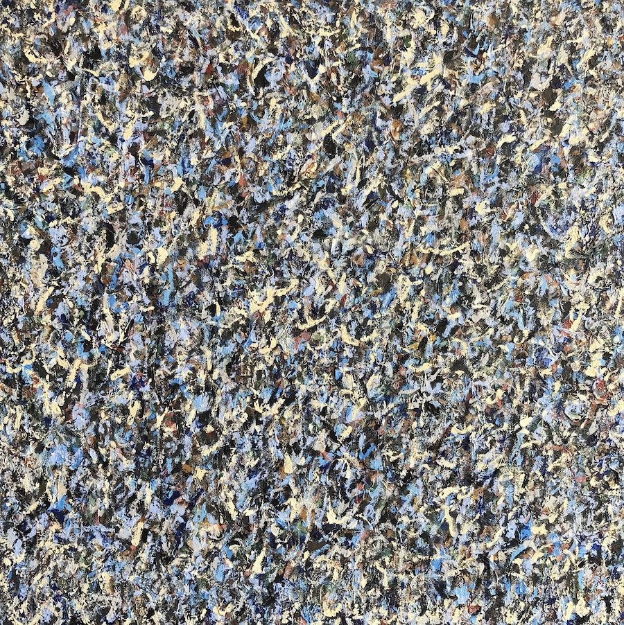 Untitled No. 9, Acrylic on canvas, 24” x 24” x 0.6” inches, 2024