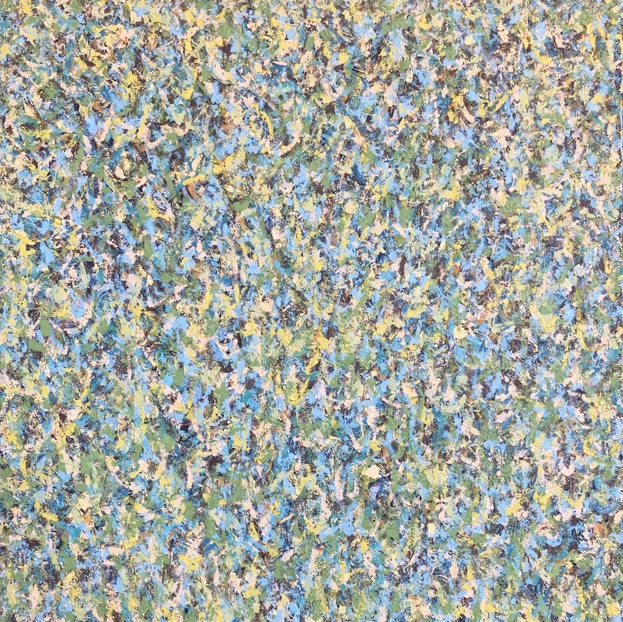 Untitled No. 40, 2024, Acrylic on canvas, 24” x 24” x 0.6” inches