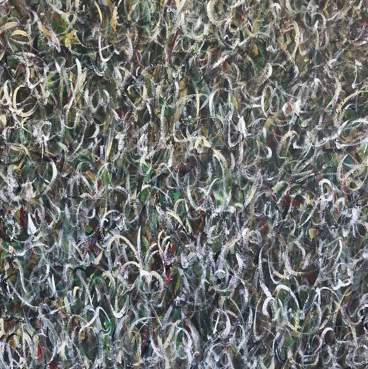 Untitled 75, 2021, Acrylic on canvas, 24” x 24” x 0.6” inches