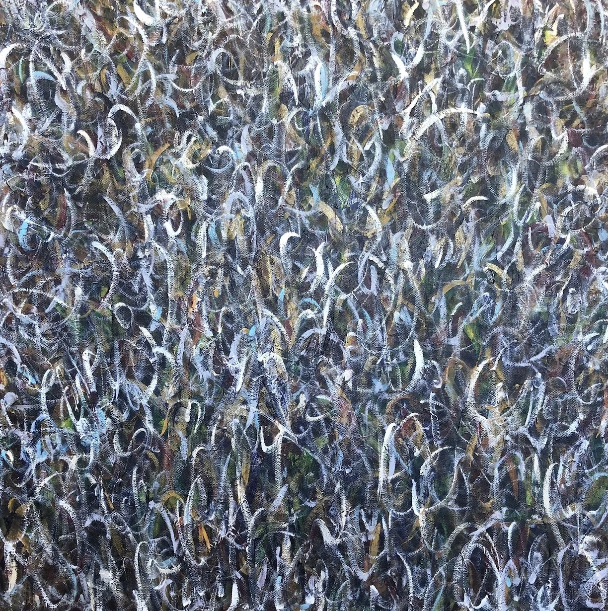 Untitled 59, 2021, Acrylic on canvas, 24” x 24” x 0.6” inches