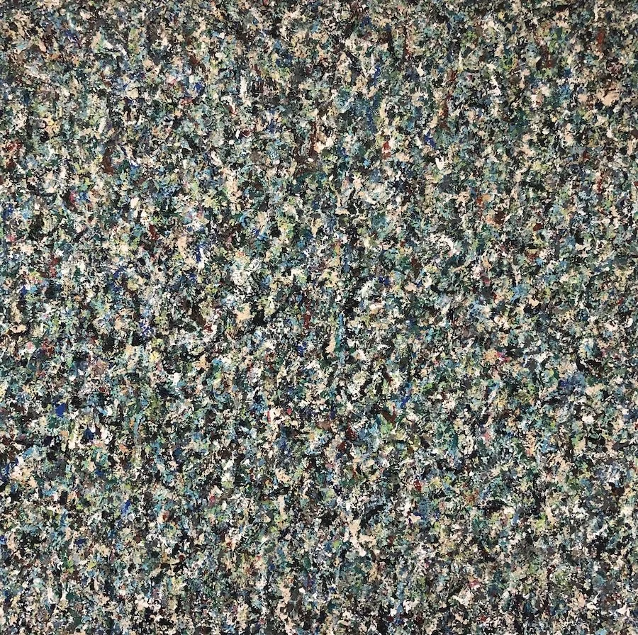 Untitled No. 23, 2024, Acrylic on canvas, 24” x 24” x 0.6” inches