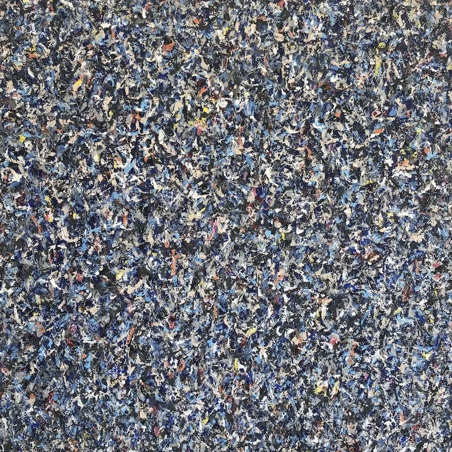 Galaxy, 2024, Acrylic on canvas, 24” x 24” x 0.6” inches