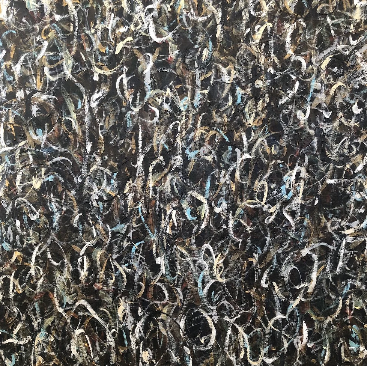 Untitled 57, 2021, Acrylic on canvas, 24” x 24” x 0.6” inches