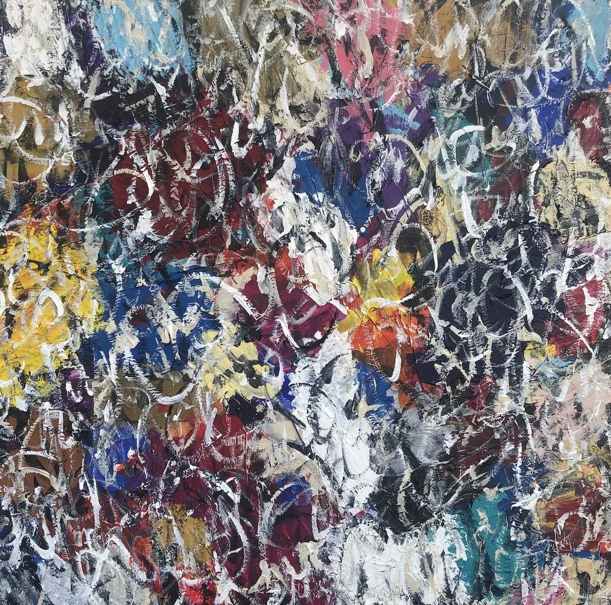  Untitled 0050 , 2022 
Acrylic on canvas 
20 x 20 in