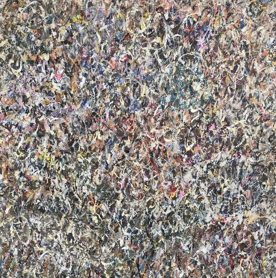 Ubiquity, 2023, Acrylic on canvas, 24” x 24” x 0.6” inches