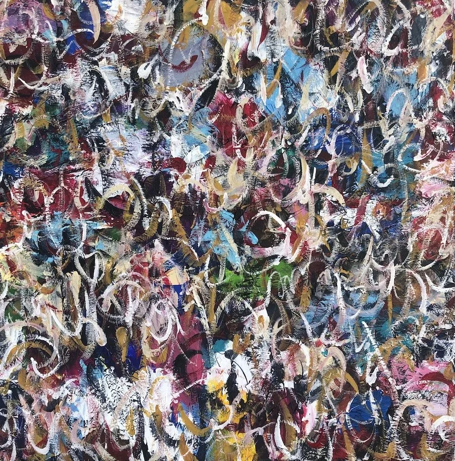 Untitled 0047 , 2022 
Acrylic on canvas 
20 x 20 in
