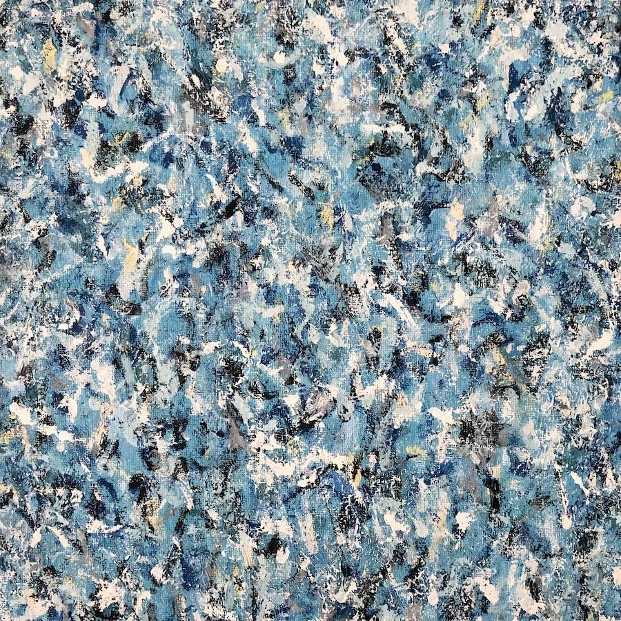  Untitled 10.1 , 2025 
Acrylic on canvas 
10 x 10 in
