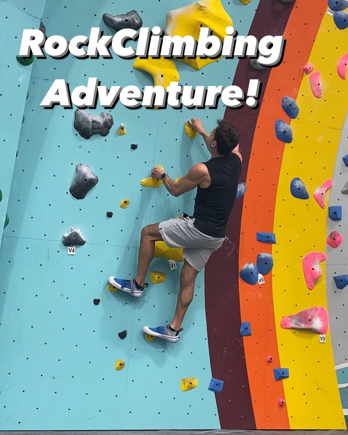 Go on an Adventure! 🧗&zwj;♂️
Try something new- today I went rock climbing with one of my clients (who I am training to achieve his specific goal of enhancing his climbing ability). I&rsquo;ve never been rock climbing before (save a birthday party i