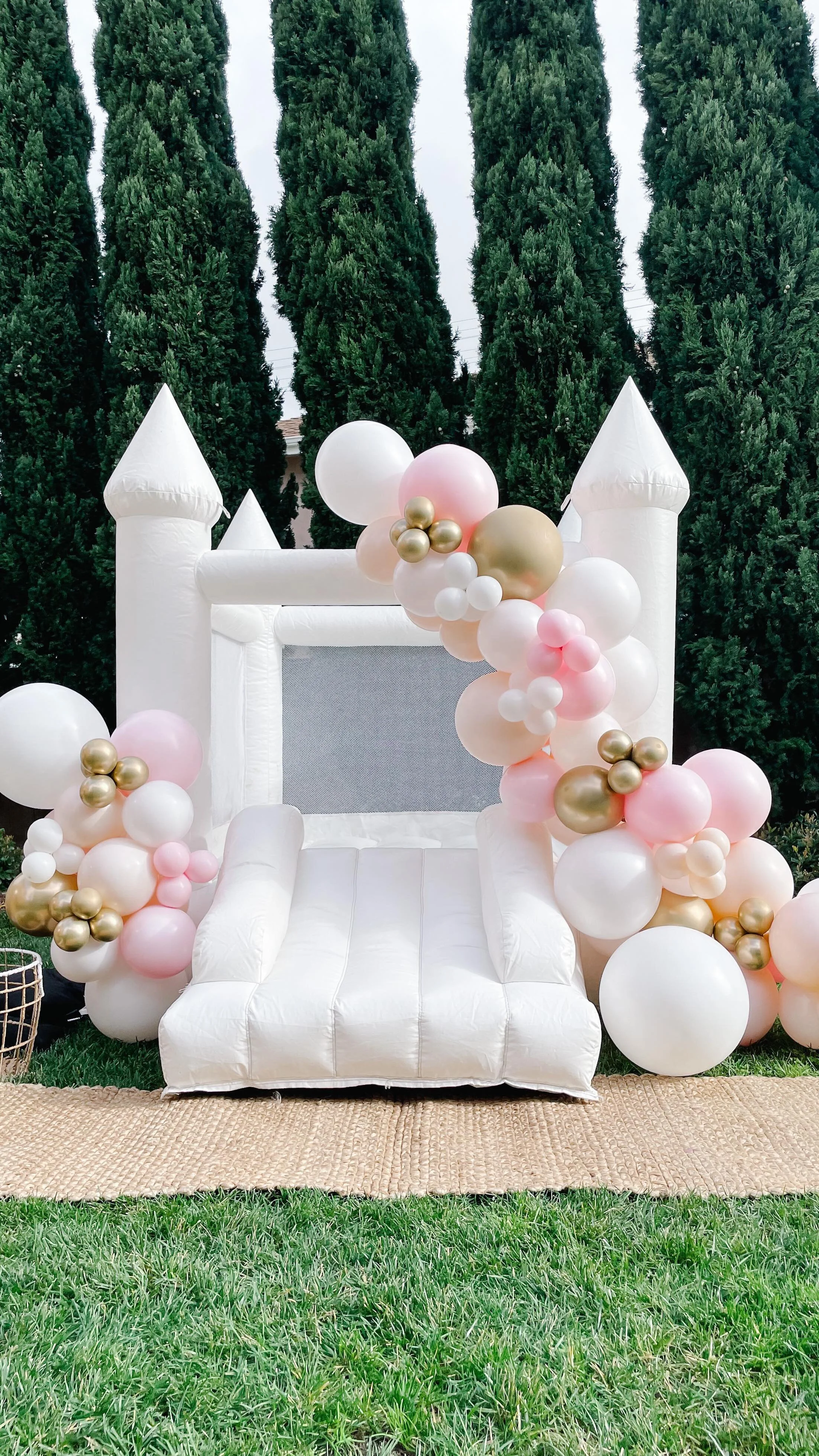 SAN DIEGO BOUNCE EVENTS Modern White Bounce House Rentals San Diego