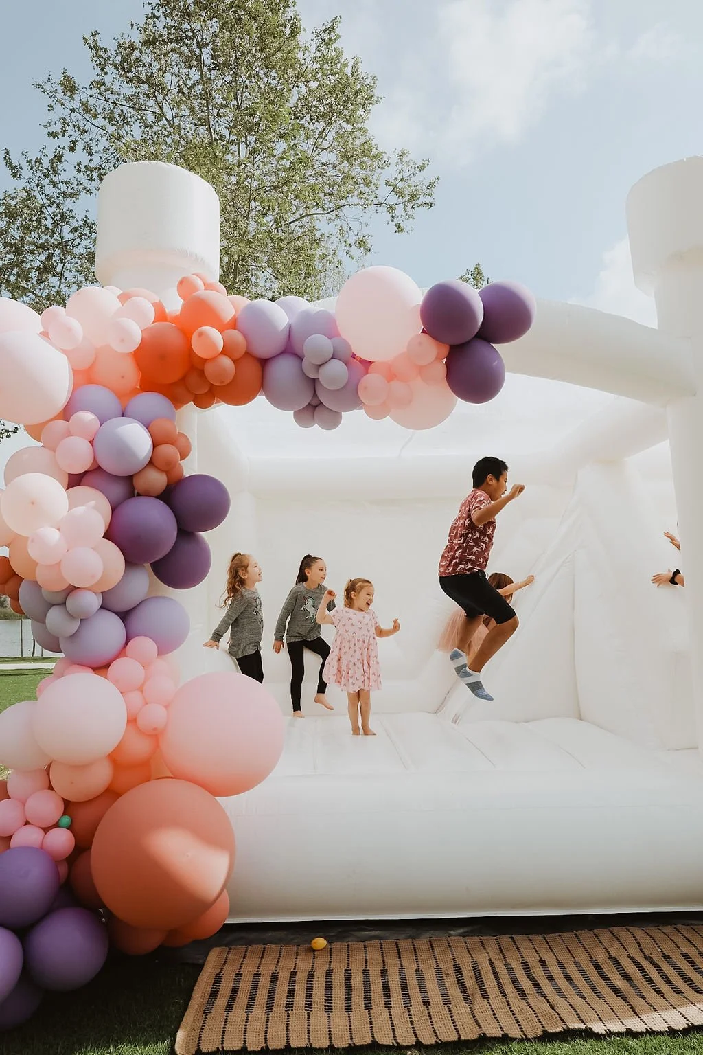 SAN DIEGO BOUNCE EVENTS Modern White Bounce House Rentals San Diego