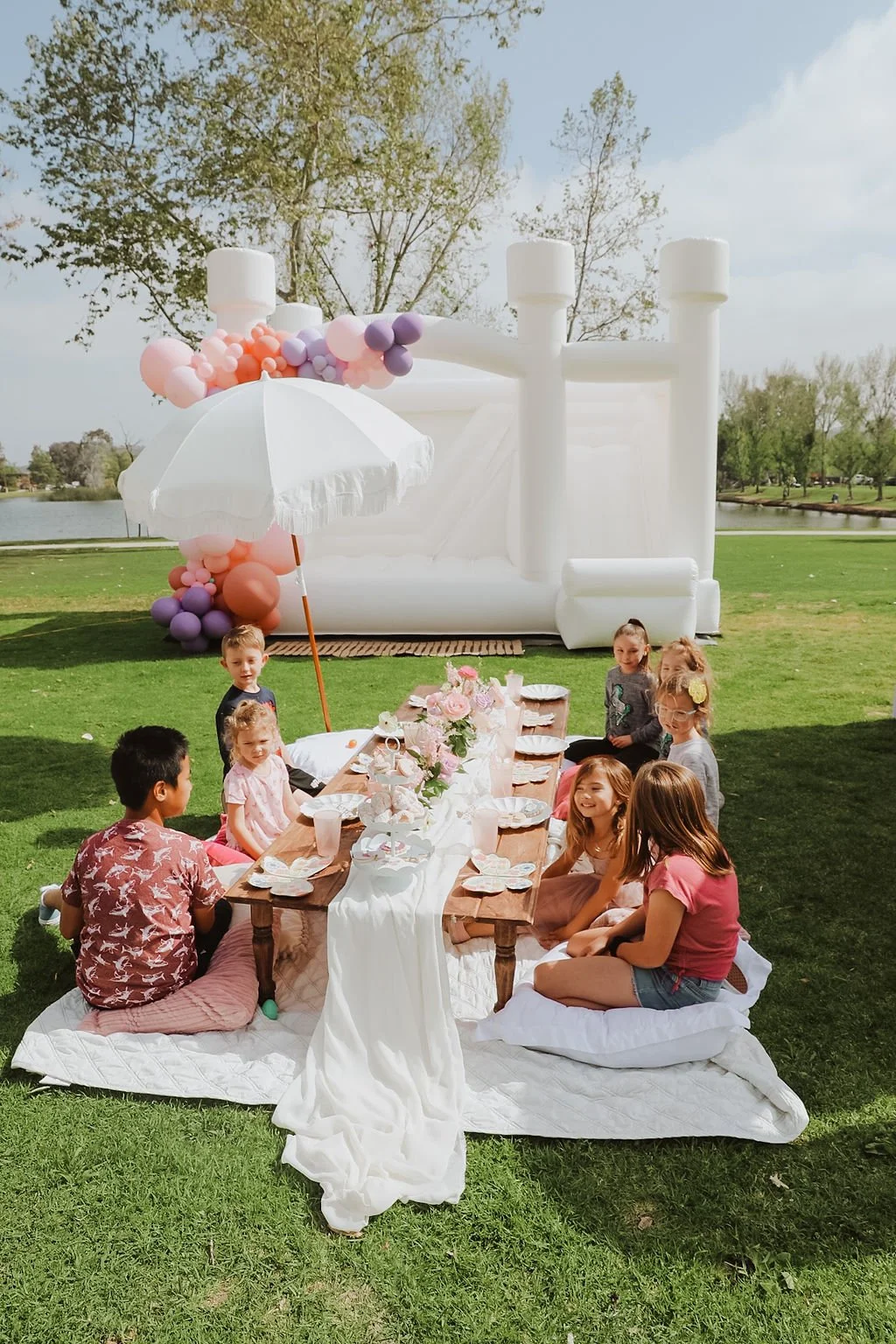 SAN DIEGO BOUNCE EVENTS Modern White Bounce House Rentals San Diego