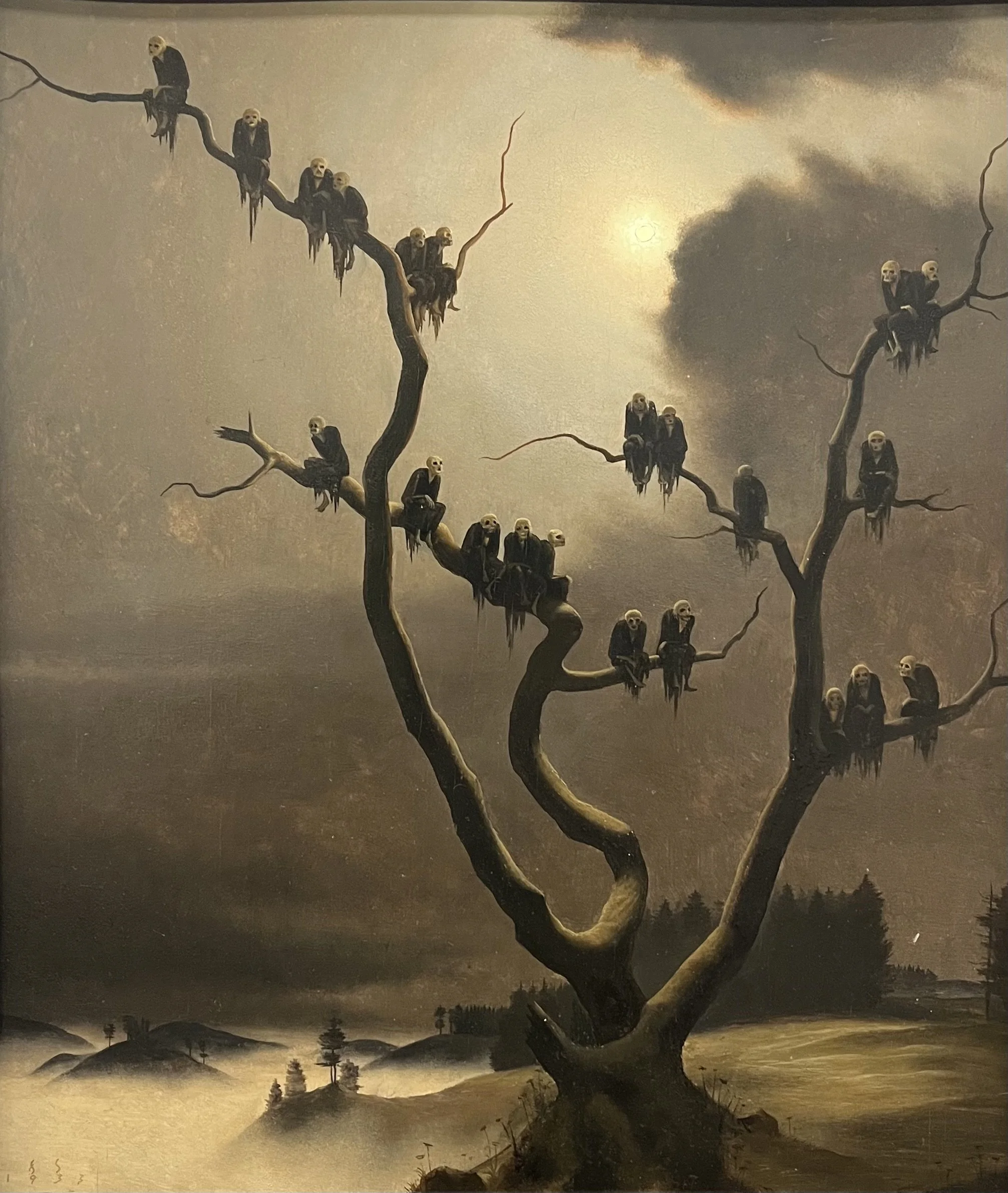 Franz Sedlacek (1891-1945) - Ghosts in the Tree - 1933 - Courtesy: Albertina, Vienna 