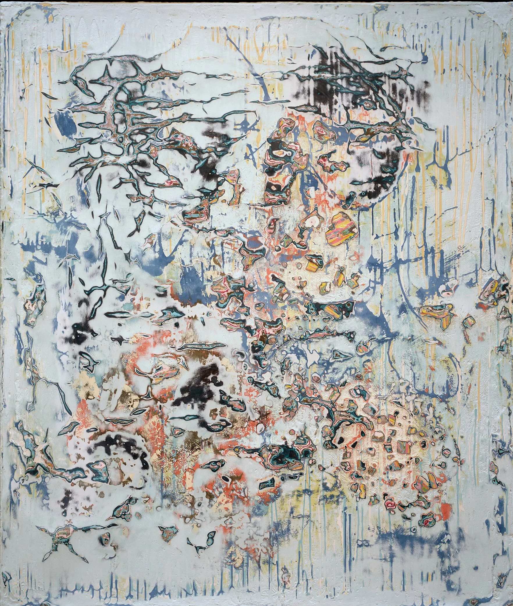 Statuesque -Gesso on Canvas - 130cm x 110cm