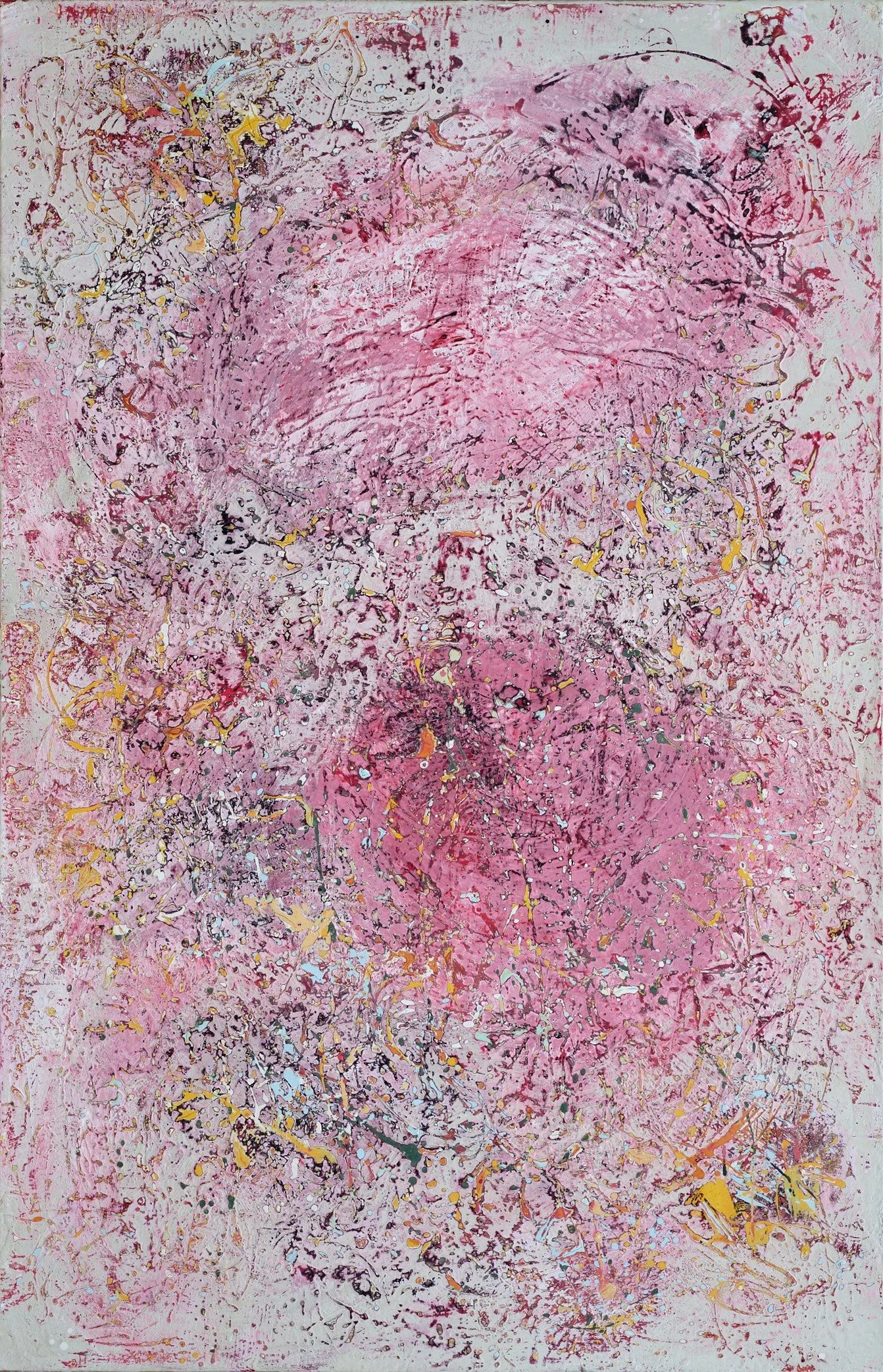 Fingerprint - Gesso on Canvas - 170cm x 110cm