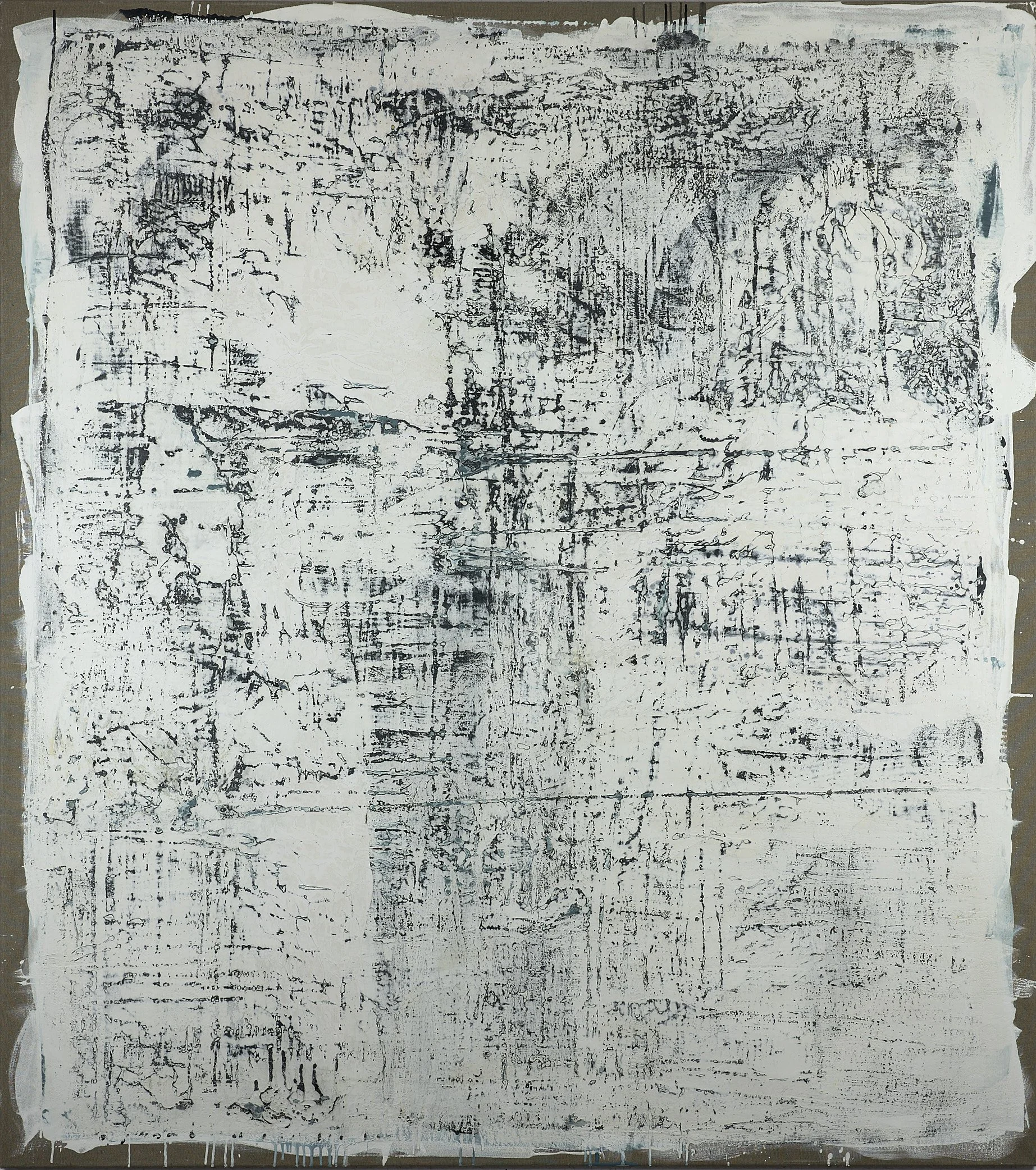 Black and White Master - Gesso on Canvas - 190cm x 170cm