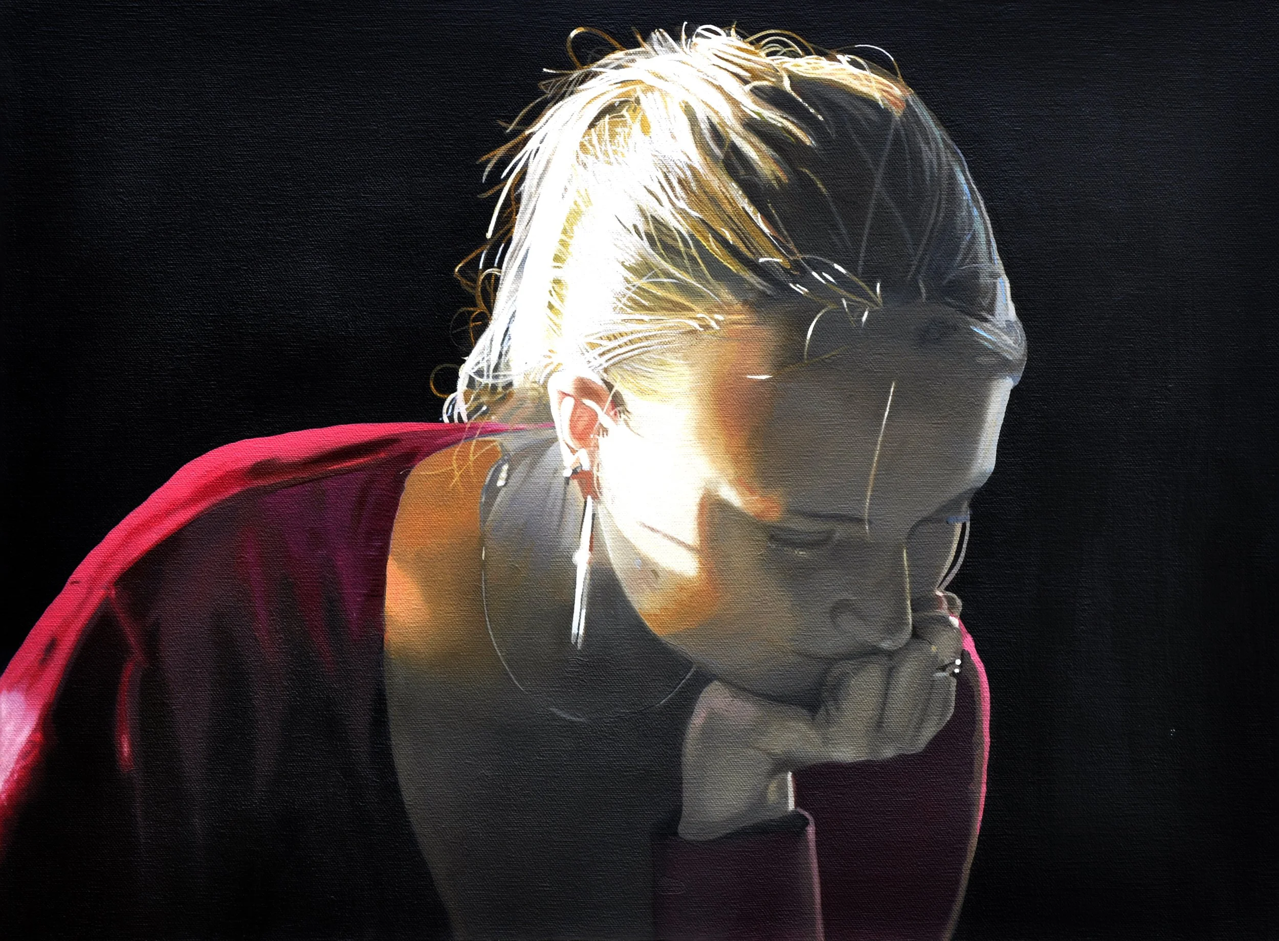 Brian Martin Brooks - Clare II - Oil on Canvas - 20 x2 4 inches - Courtesy; Private Collection