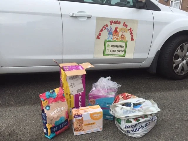All the Team would like to thank a private donor from Rhayader , who donated a wonderful selection of Cat food