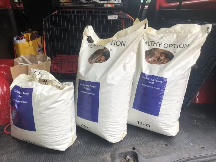 All the Team would like to thank a private donor, who has sadly had to say goodbuy to their amazing Dog, who wanted to donate this Dog food to help the Families who are struggling, THANK YOU SO MUCH