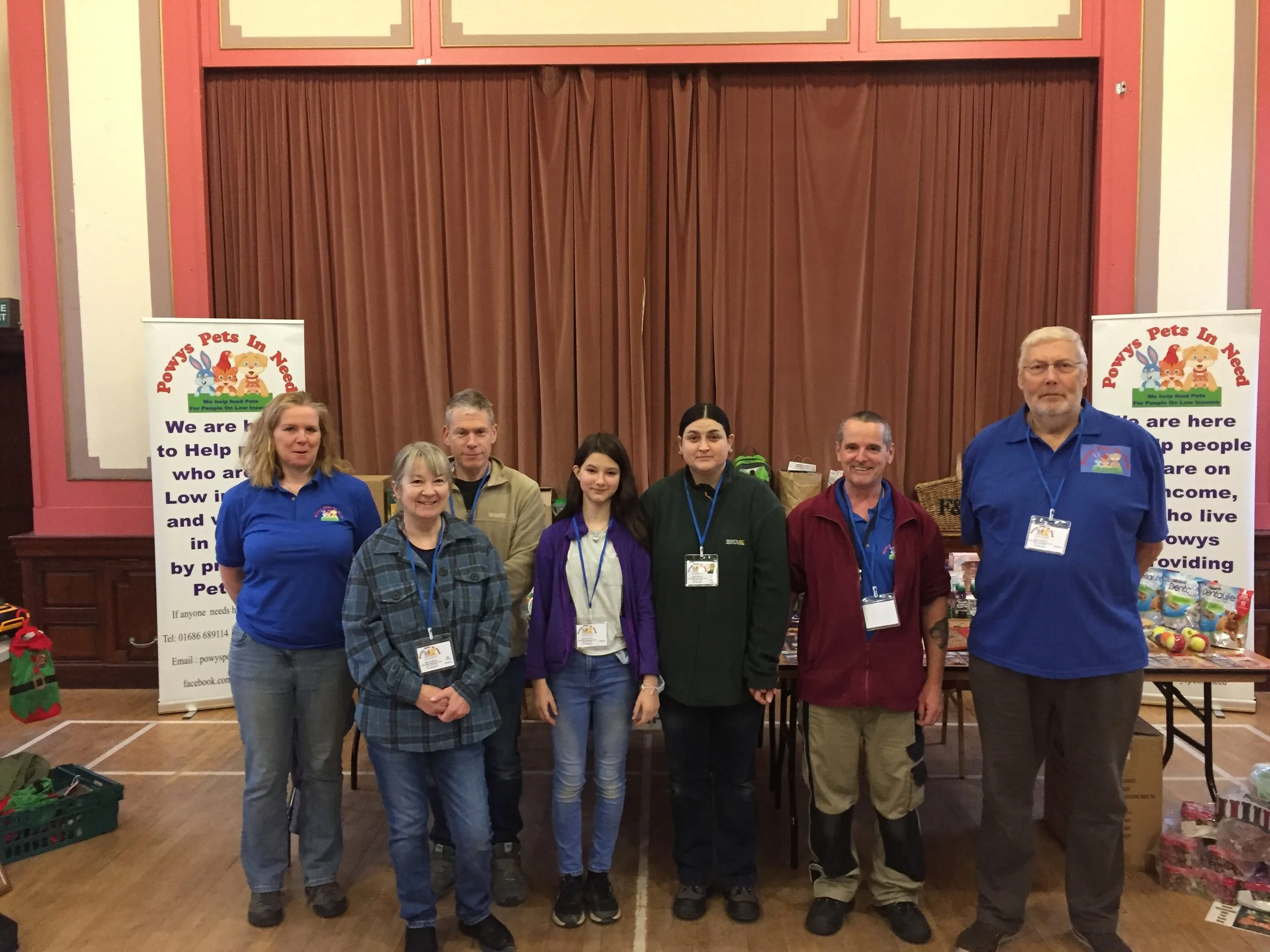 The Team from Left to Right, Fiona Trustee, Julia Trustee, Jon Team Supporter, Rebecca Team Supporter, Amy Trustee, Michael Trustee, and Paul Team Member