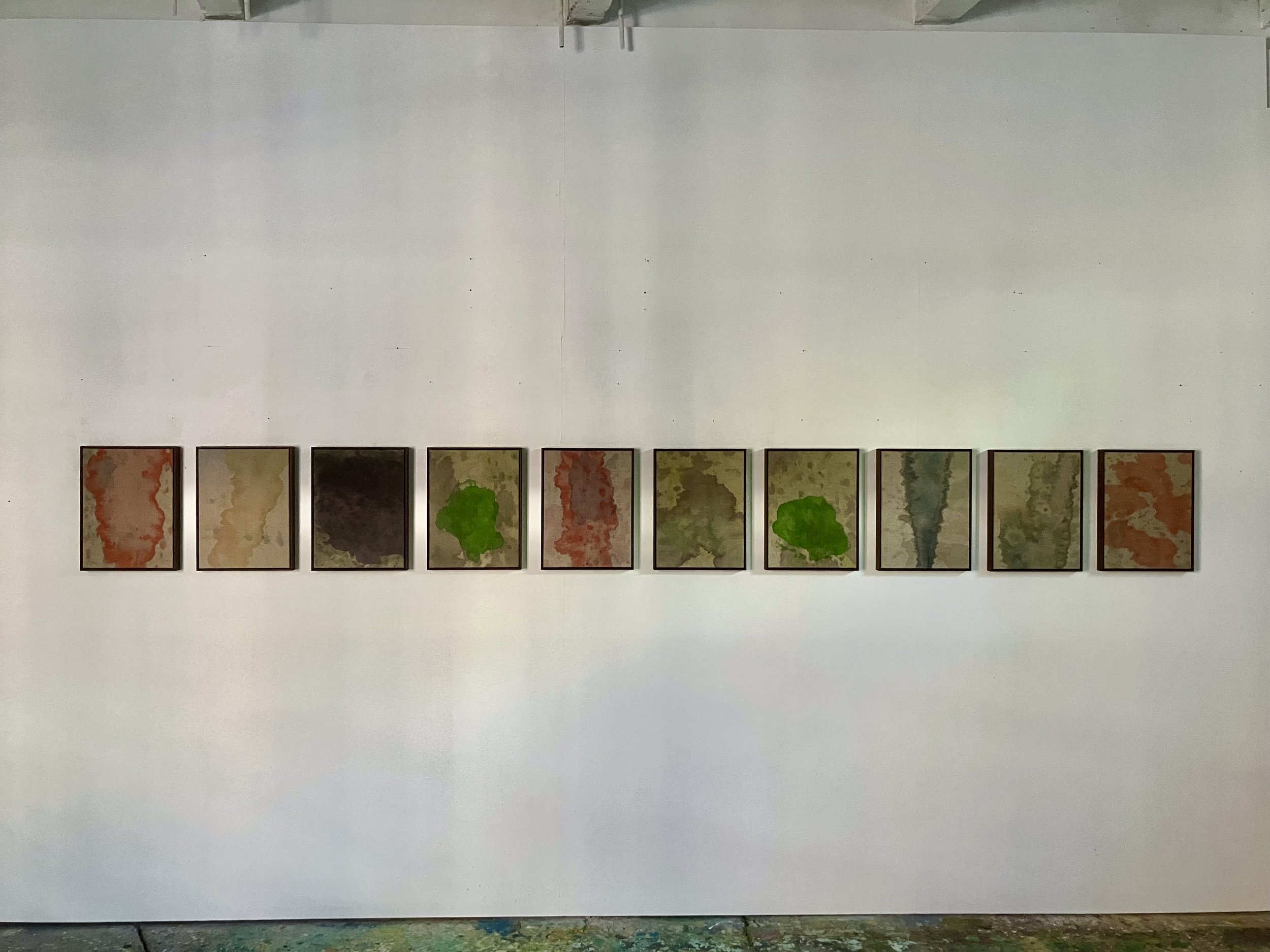 Glenn_Sanders_2025_Studioview_'Crop #1-#10'_42x32cm each.jpeg