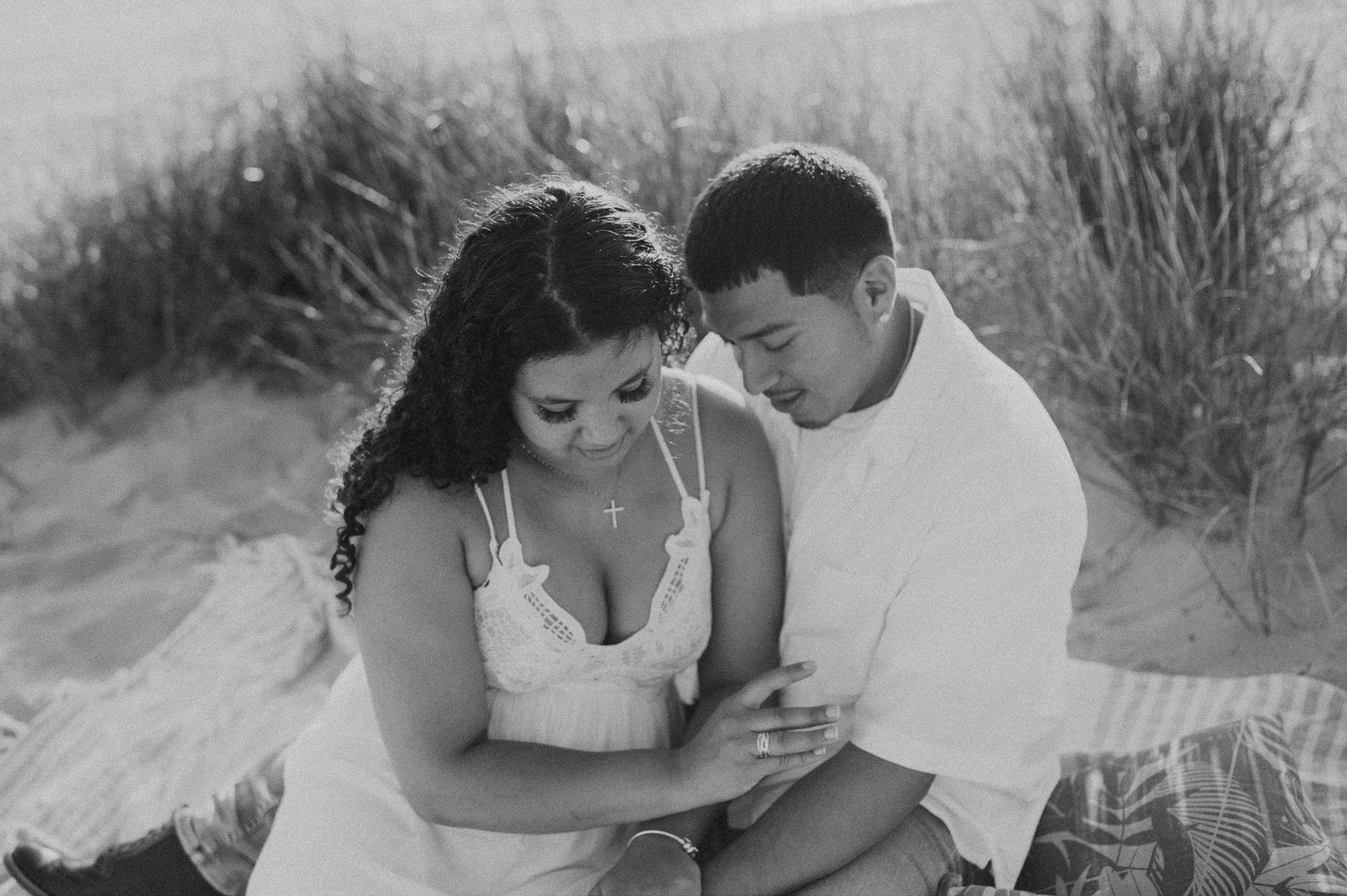 michigan dunes engagement