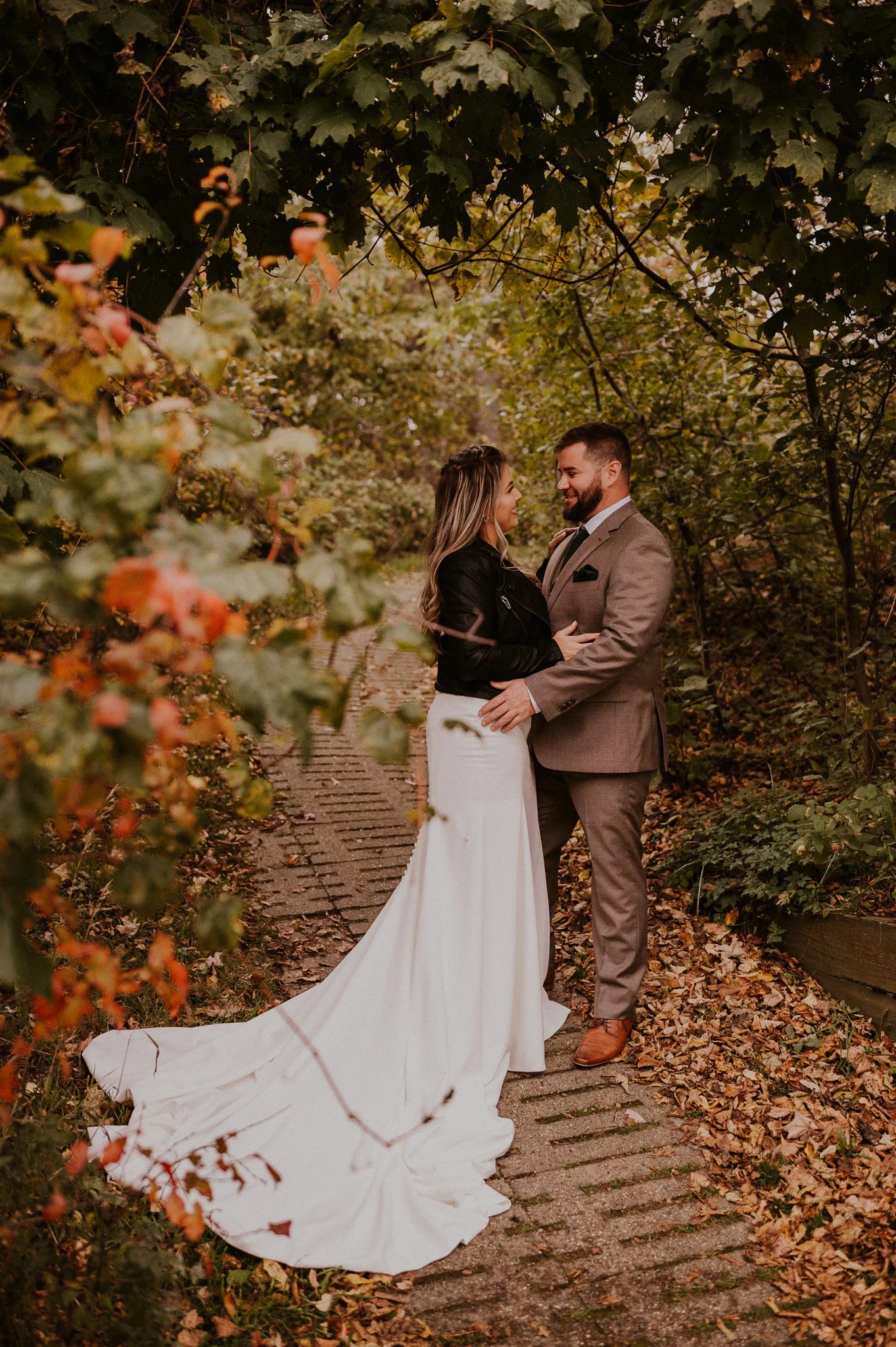 sleeping bear fall elopement