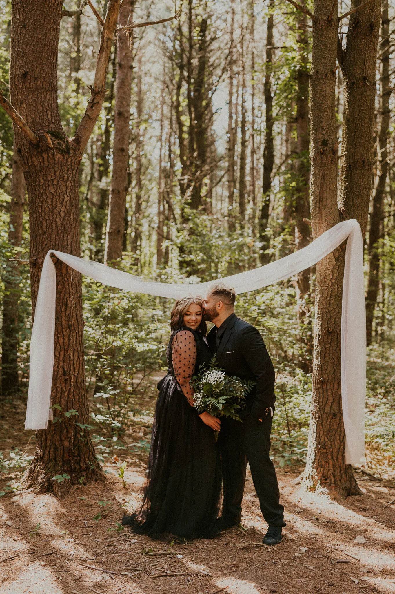 michigan forest elopement