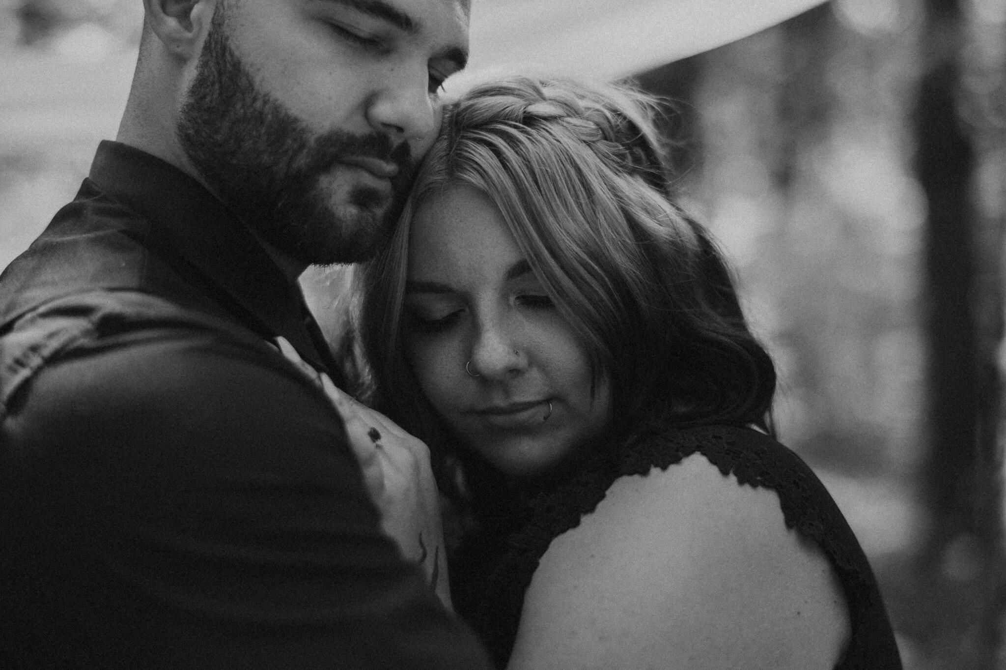 michigan forest elopement