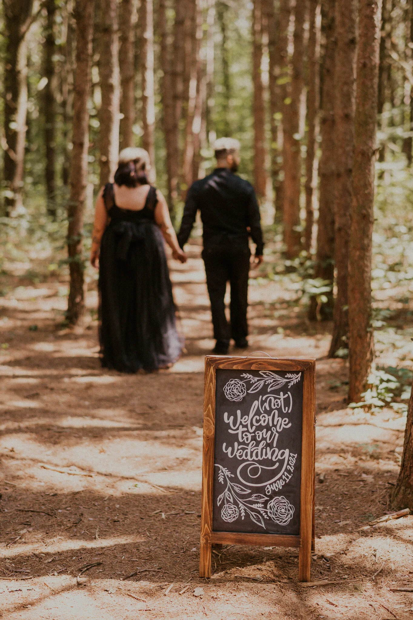 michigan forest elopement