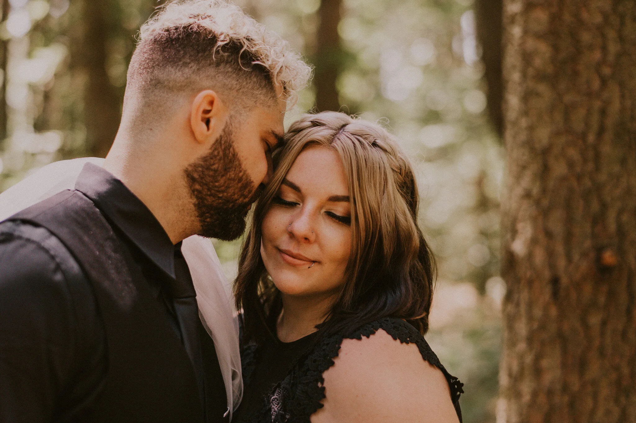 michigan forest elopement