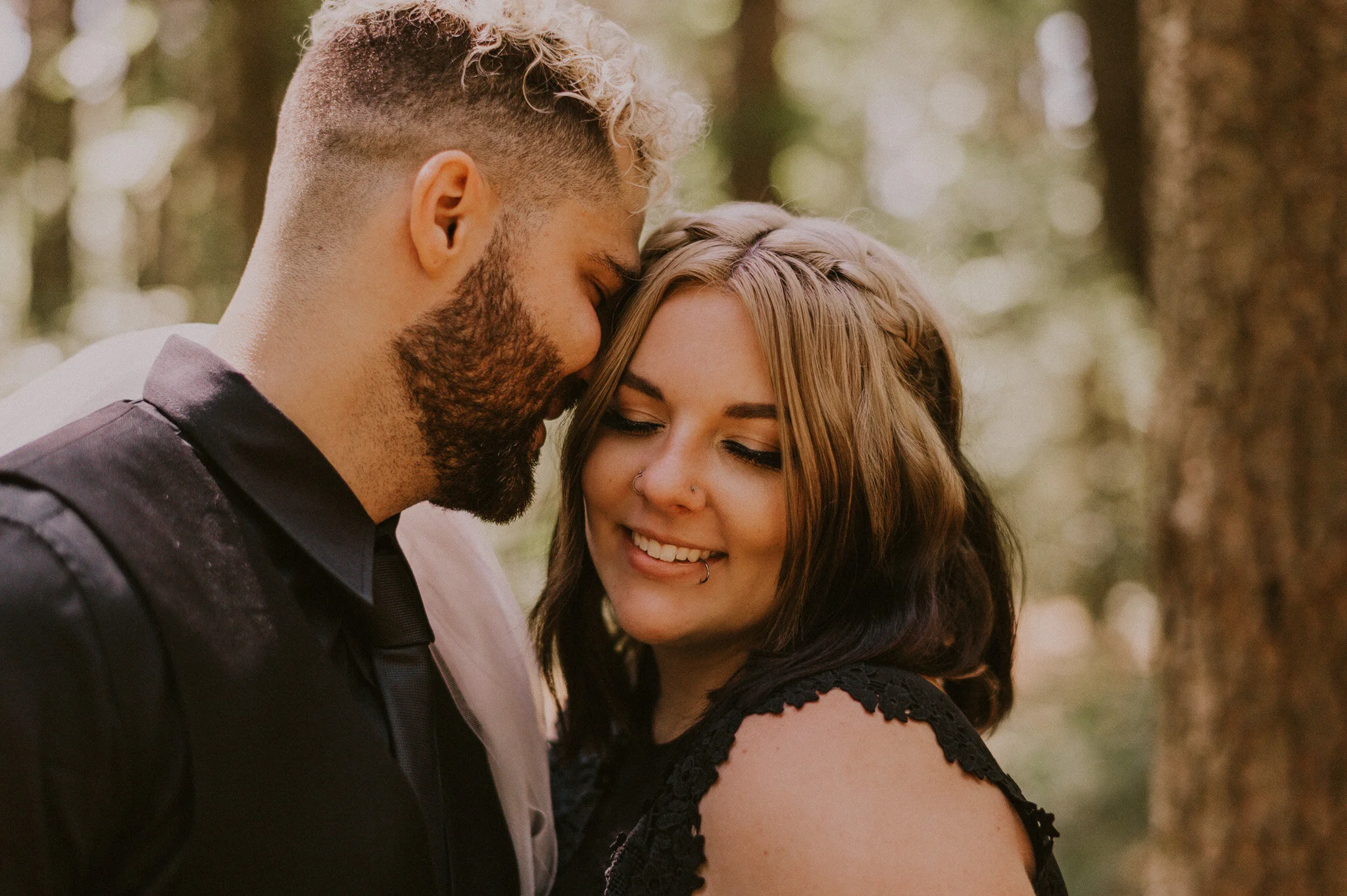 michigan forest elopement