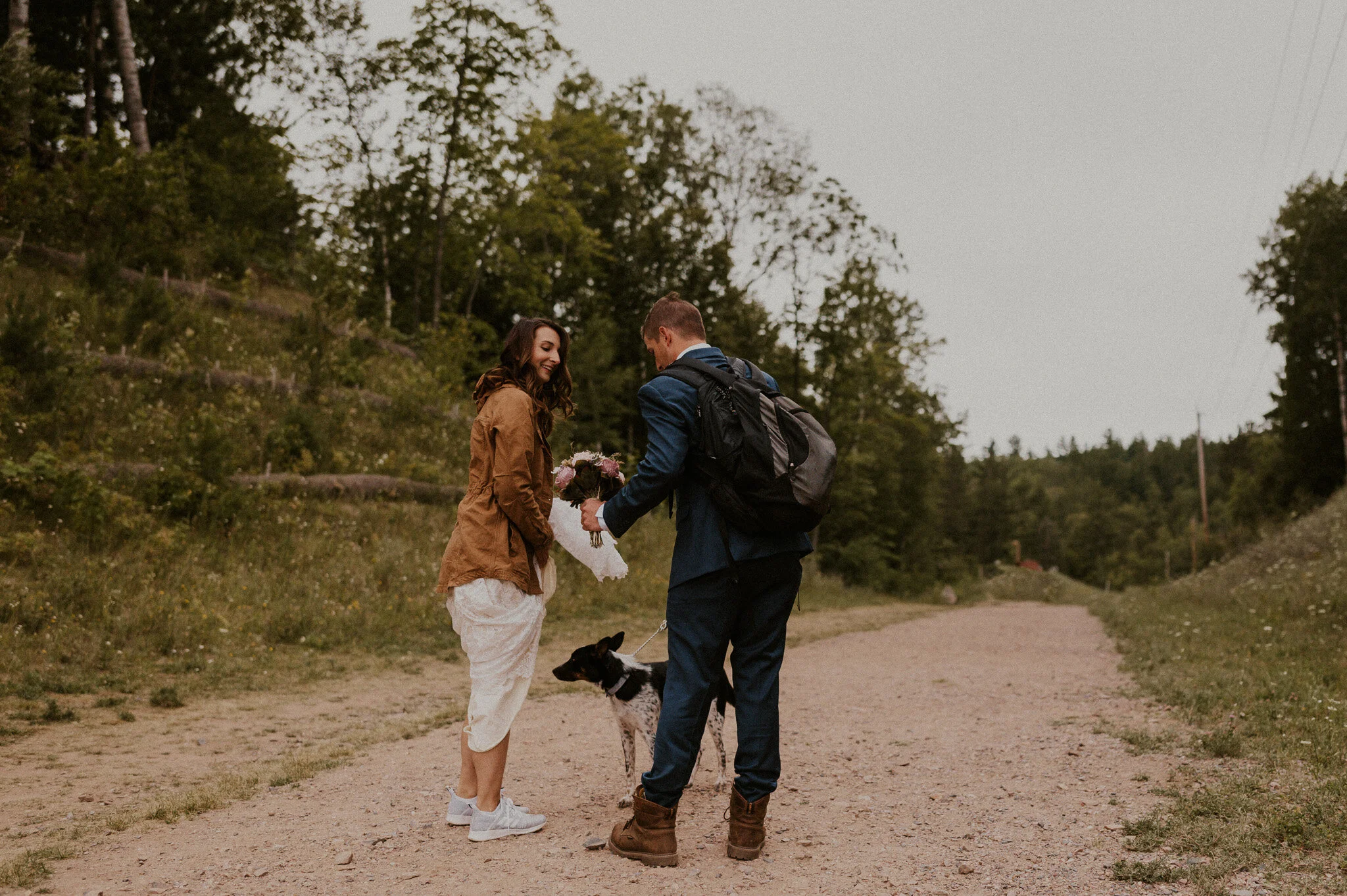 michigan upper peninsula beach elopement
