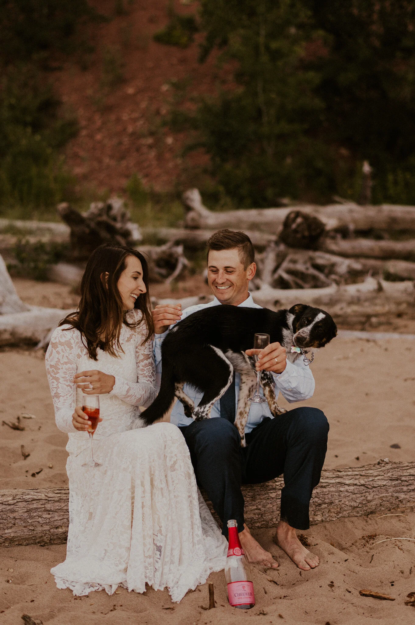 michigan upper peninsula beach elopement