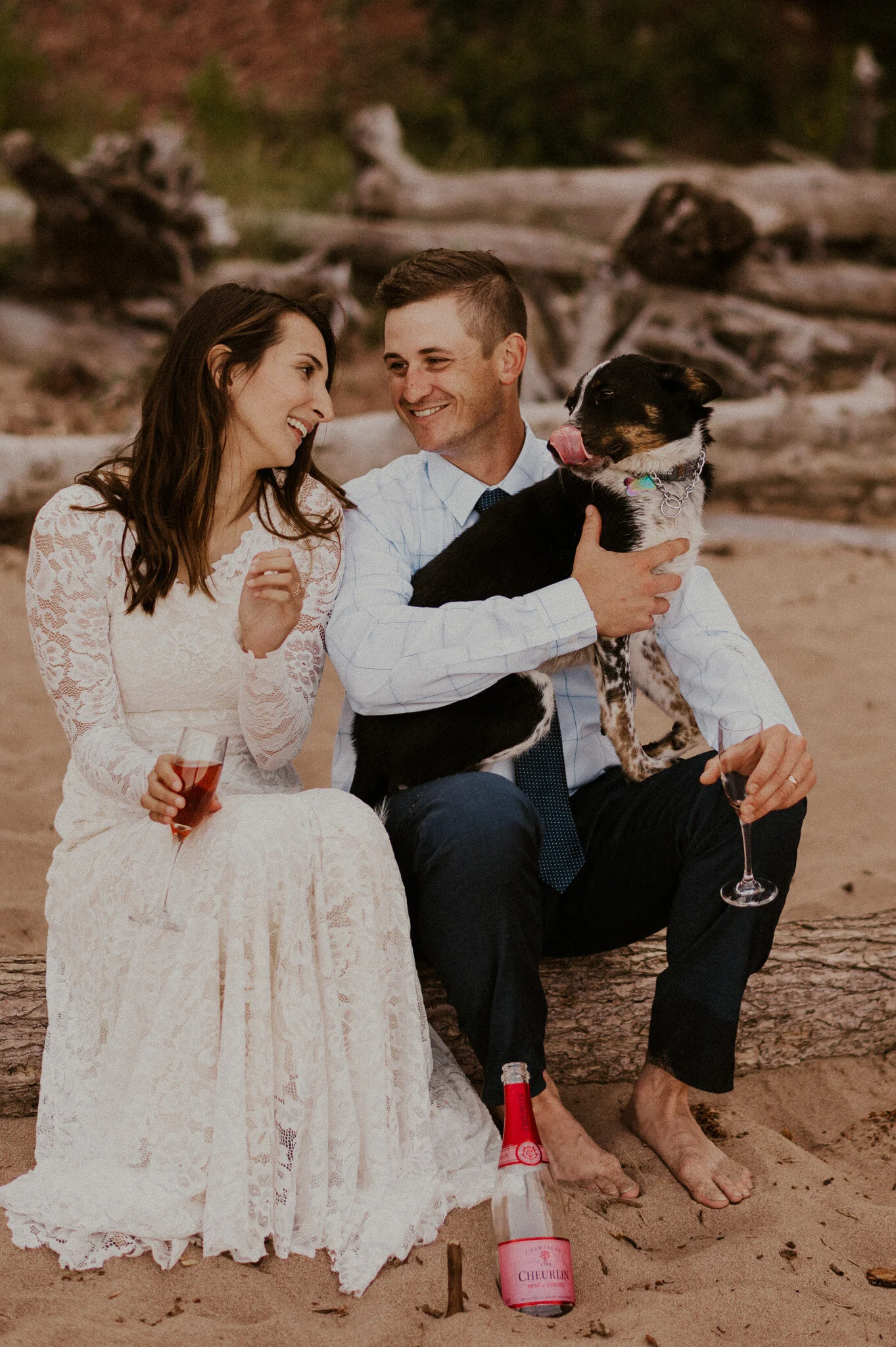 michigan upper peninsula beach elopement