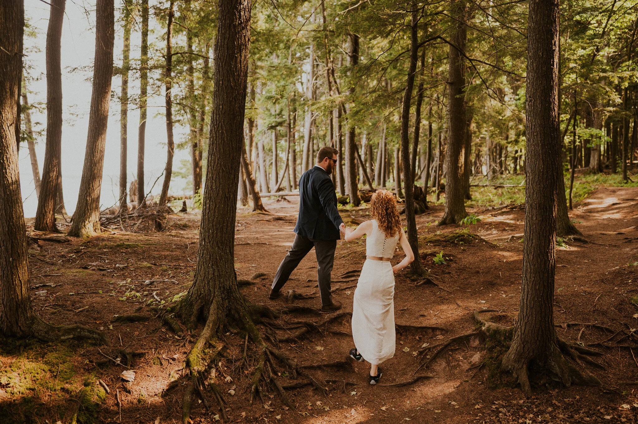 michigan upper peninsula marquette mountain elopement