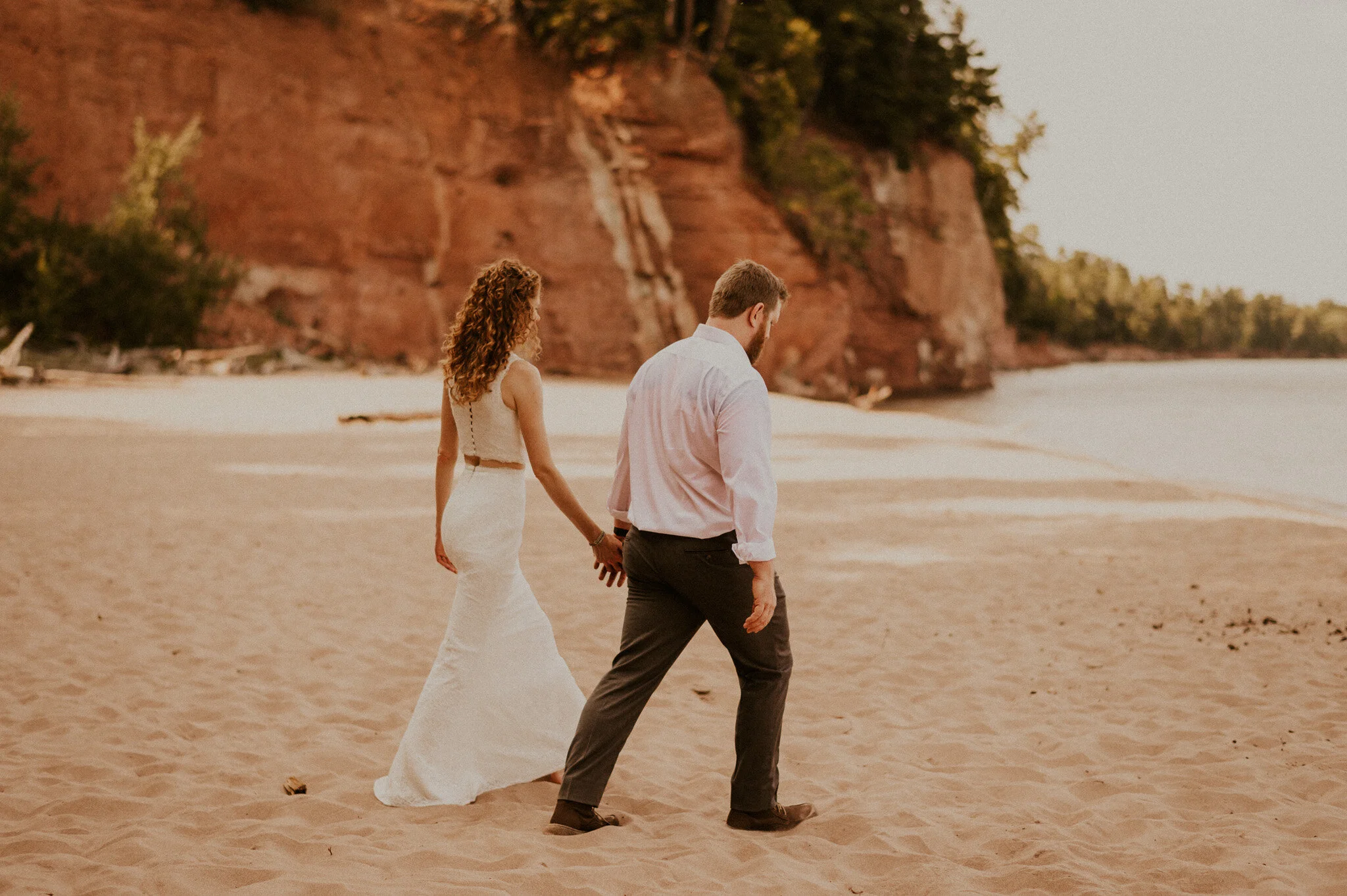 michigan upper peninsula marquette mountain elopement