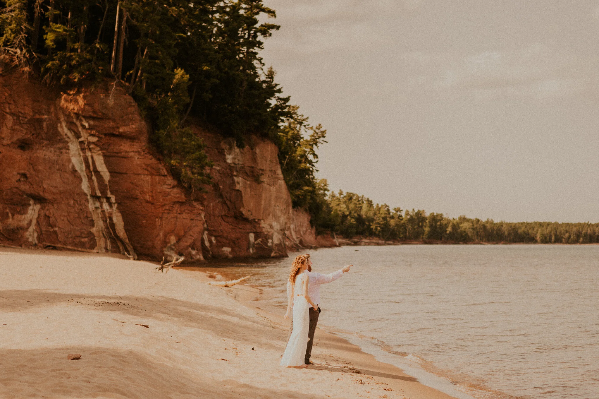 michigan upper peninsula marquette mountain elopement