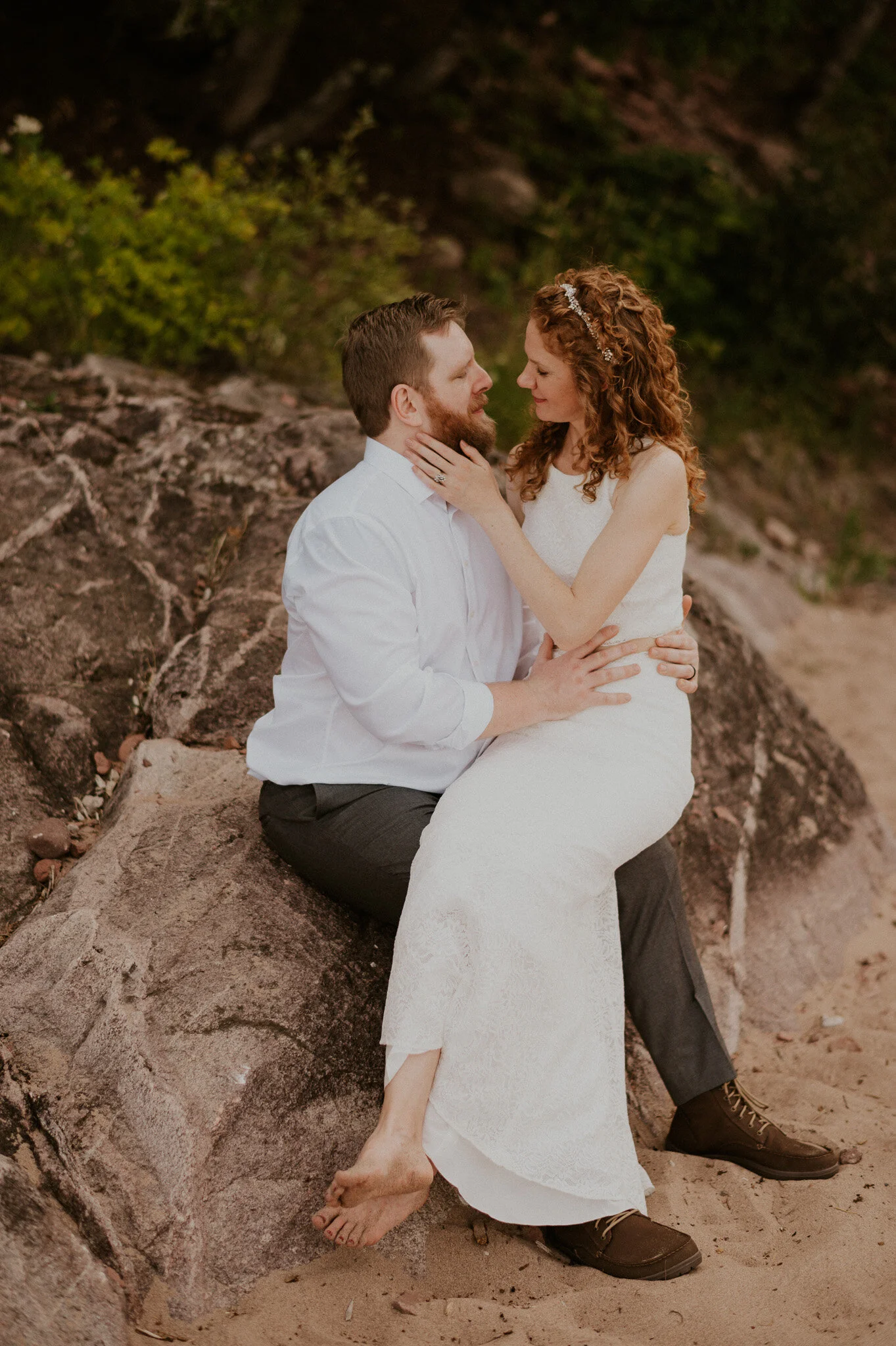 michigan upper peninsula marquette mountain elopement