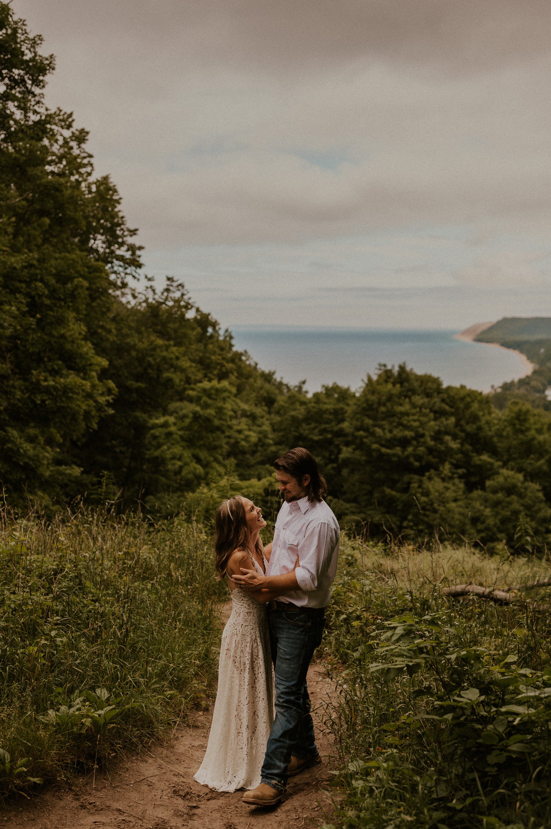 michigan beach elopement