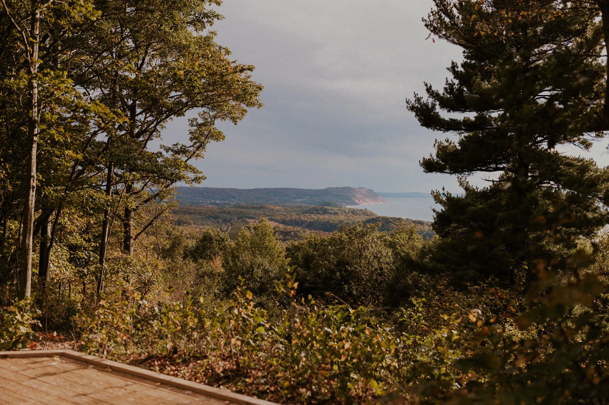 sleeping bear fall elopement