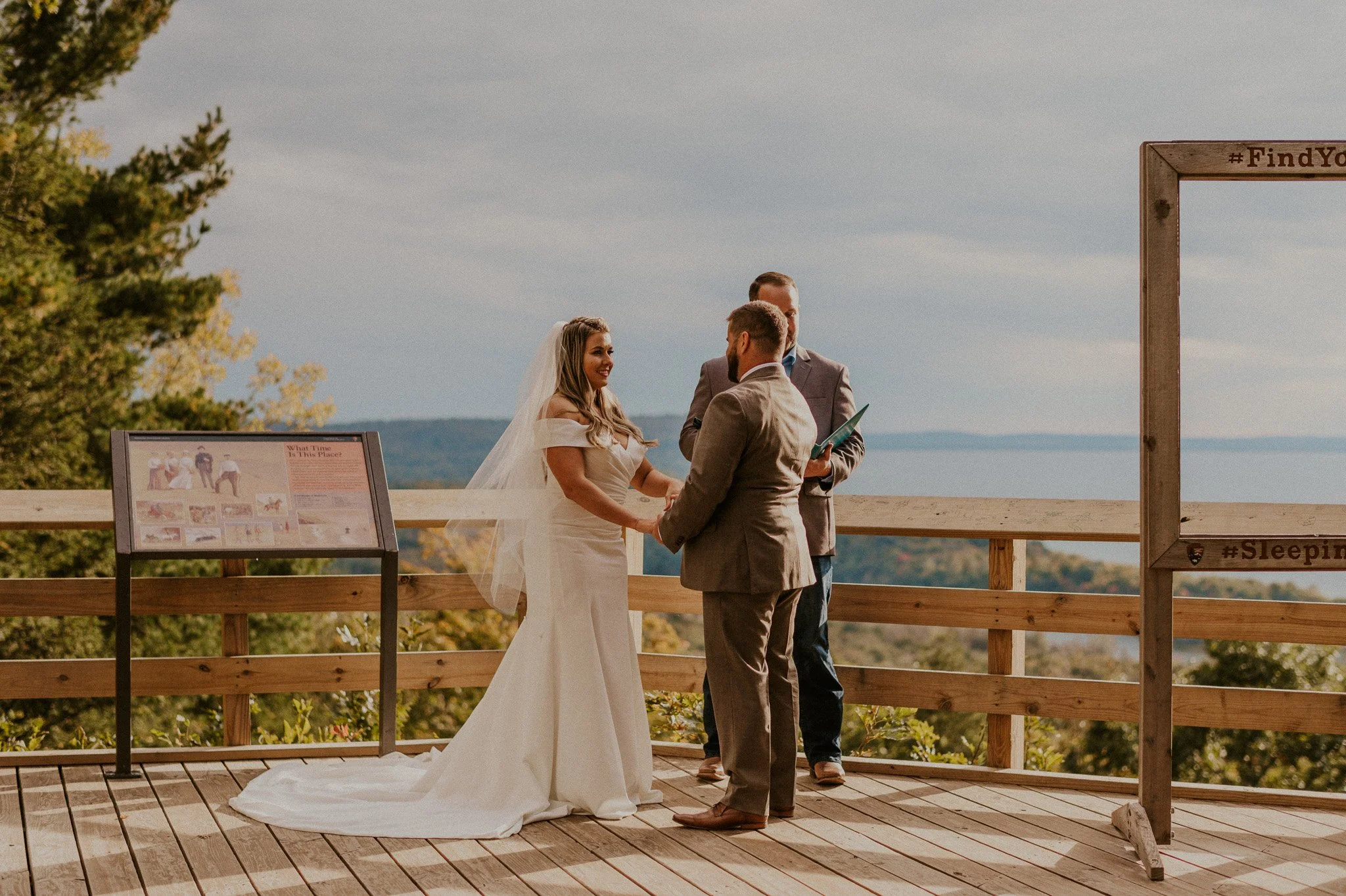 sleeping bear fall elopement